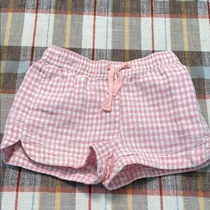 Crewcuts Gingham Linen Shorts